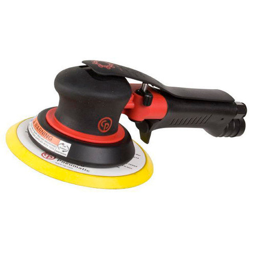 Chicago Pneumatic CP7255H 6" Orbital Sander | 0.3 HP | 1/4" Air Inlet | 5/6" - 24 Thread | 11,000 RPM Chicago Pneumatic CP7255H 6" Orbital Sander | 0.3 HP | 1/4" Air Inlet | 5/6" - 24 Thread | 11,000 RPM