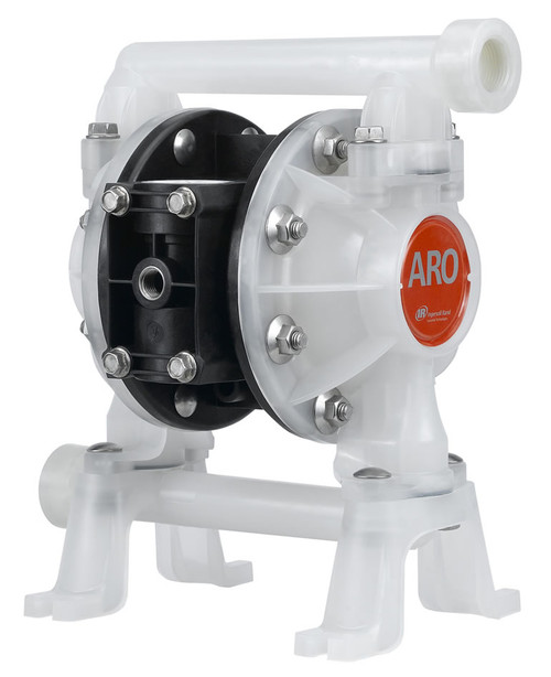 ARO PD07P-APS-PCC Compact Diaphragm Pump | Pro Series | 3/4" Non-Metallic | 14.8 Maximum GPM | Hytrel Ball Material