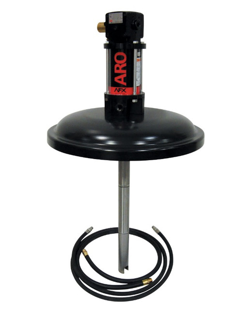 Ingersoll Rand ARO DC060BL43PKL1C11 Grease Pump Package | 16 Gallon Drum Cover | 6" Stroke | 100:1 Pump Pressure Ratio