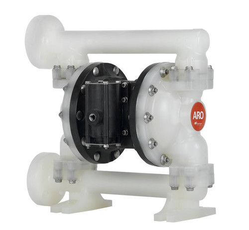 ARO PD10P-BPS-PAA Air Operated Diaphragm Pump | Expert Series | 1" Non-Metallic | 53 Maximum GPM | Santoprene Ball Material