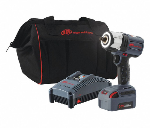 Ingersoll Rand W5153-K12 Cordless Socket Impact Wrench Tool Kit | 1/2" Drive Size | 295 (ft-lbs) Max Torque