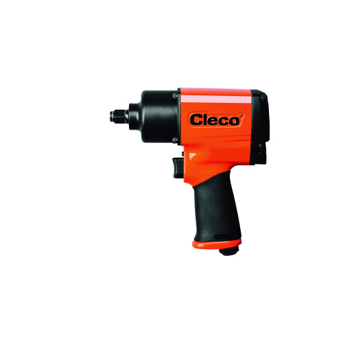 Cleco CWM-500R Pneumatic Pistol Grip Impact Wrench | CWM Metal Housing Series | 9,000 RPM | 1,200 BPM | 1/2" Retaining Ring Drive | 850 (ft-lb) Max Torque