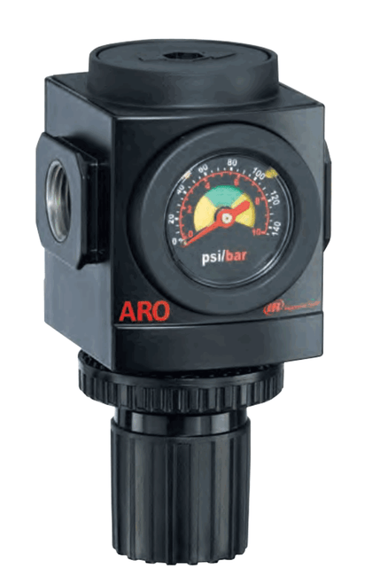 ARO R37331-600 Relieving Regulator | 2000 Series | 3/8" Port Size | Standard Knob Control | 179 SCFM
