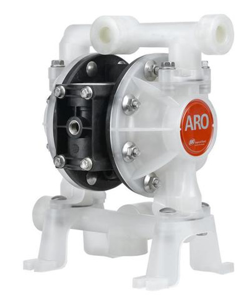 ARO PD05P-APS-PTT-B Compact Diaphragm Pump | Pro Series | 1/2" Non-Metallic | 14.4 Maximum GPM | PTFE Ball Material