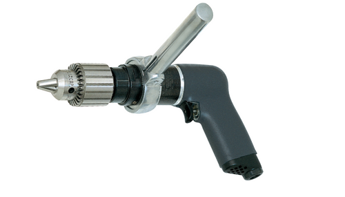 Ingersoll Rand 7AQST8 Pistol Grip Air Production Drill | 0.75 HP | 600 RPM | 269.9 (in-lbs) Max Torque | Trigger-Start