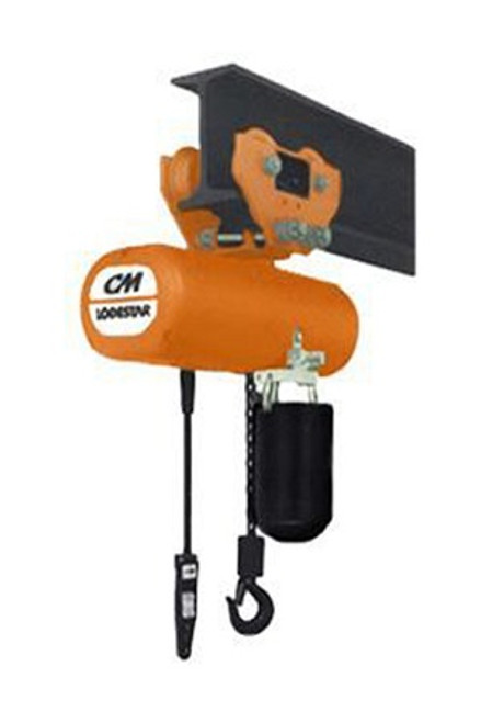 CM Lodestar 9576 Low Headroom Trolley | 635 Series | 30" Minimum Radius Curve | 3 Ton Rated Capacity