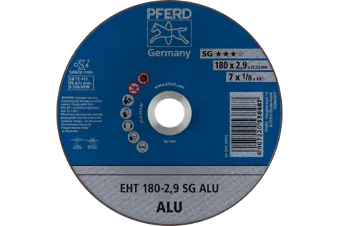 Pferd 63605 ALU SG Type 1 Cut-Off Wheel | 7" Diameter | 7/8" Arbor Hole | 1/8" Thickness | Sold by Box of 25