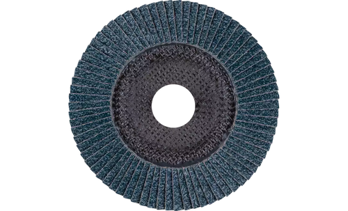 Pferd 60629 Polifan Flap Disc | 7/8" Arbor Hole | 4-1/2" Diameter | Zirconia Alumina 80 Grit | Type 29 | Sold by Box of 10
