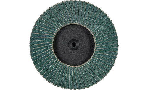 Pferd 42933 Mini Polifan Flap Disc | 3" Diameter | Zirconia Alumina 120 Grit | Type CDR | Sold by Box of 10