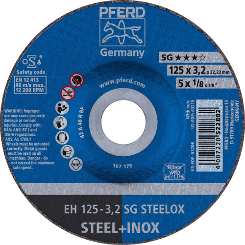 PFERD .045" Type 27 Depressed Center Cut-Off Wheel PFERD .045" Type 27 Depressed Center Cut-Off Wheel