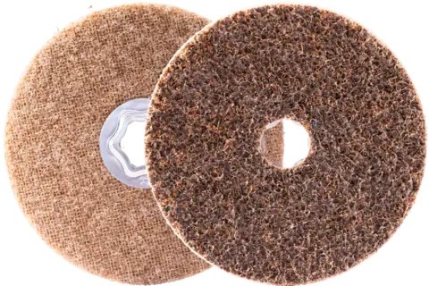 Pferd 48110 COMBICLICK Surface Conditioning Hard Disc | 5" Diameter | 9650 RPM | Aluminum Oxide 100 Grit | Sold by Box of 10
