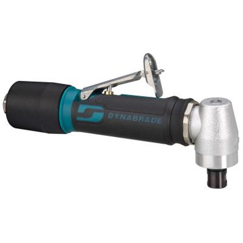 Dynabrade 46001 Right Angle Die Grinder | 0.4 HP Motor | 15000 RPM | Spiral-Geared | Extended Rear Exhaust | 1/4" & 6 mm Collets