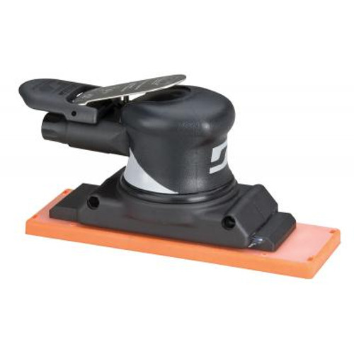 Dynabrade 57400 2-3/4" x 8" Dynaline In-Line Finishing Sander | Non-Vacuum | 0.3 HP | 2,400 SPM | 3/8" (10 mm) Stroke Length | Rear Exhaust