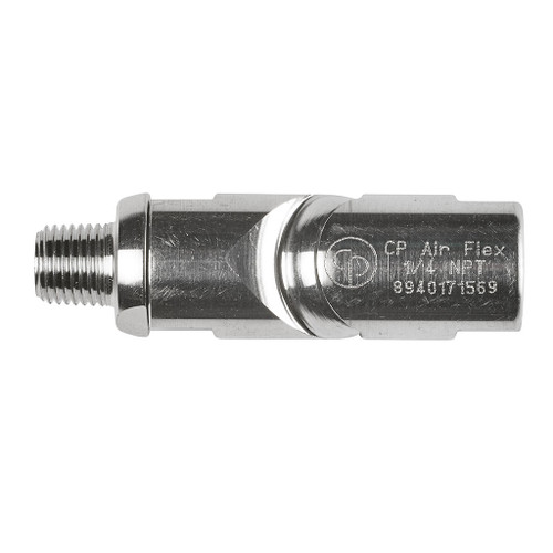 Chicago Pneumatic 8940171569 1/4" NPT Air Flex Fitting Swivel Connector | 25 CFM Max Recommended Flow