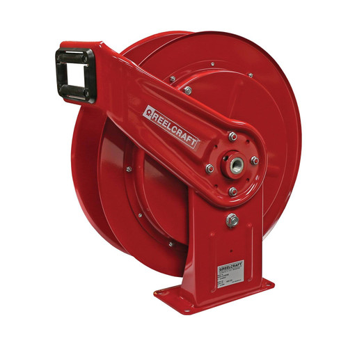 Reelcraft HD76005 OLP Heavy Duty Spring Retractable Hose Reel | 3/8 in. Hose Diameter | 100 Ft. Hose Length | 300 Max PSI