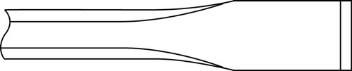 Ingersoll Rand PF2200-392-12 Narrow Scaling Chisel | 12" Length | Box of 5