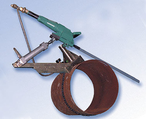 CS Unitec 5 1208 9980 Self Feeding Pipe Clamp for Pneumatic Hacksaws | 30" OD | Automatic Clamp with Chain Extension CS Unitec 5 1208 9980 Self Feeding Pipe Clamp for Pneumatic Hacksaws | 30" OD | Automatic Clamp with Chain Extension