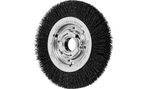 PFERD 81129 Medium Face Crimped Wire Wheel | 8" Diameter | 1" Width | Carbon Steel Wire