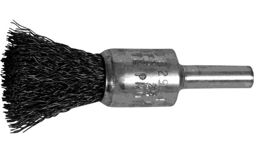 PFERD 82964 Crimped Wire End Brush | 1/2" Diameter | Carbon Steel | Box of 10 PFERD 82964 Crimped Wire End Brush | 1/2" Diameter | Carbon Steel | Box of 10