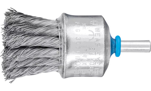 PFERD 83184 Knot Flared Cup End Brush | 1"Diameter | Stainless Steel Wire - Coated Cup | Box of 10