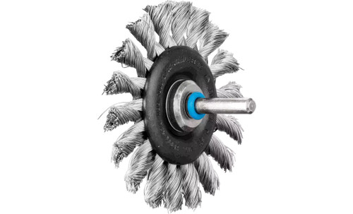 PFERD 82921 Knot Standard Twist Wheel Brush | 3" Diameter | Stainless Steel Wire | Box of 10 PFERD 82921 Knot Standard Twist Wheel Brush | 3" Diameter | Stainless Steel Wire | Box of 10