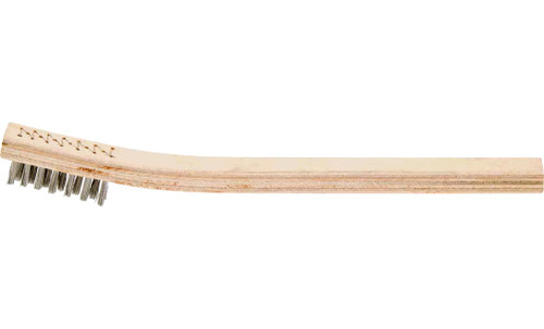 PFERD 85059 Laced Back Wooden Handle Scratch Brush | Stainless Steel Wire | Box of 36 PFERD 85059 Laced Back Wooden Handle Scratch Brush | Stainless Steel Wire | Box of 36