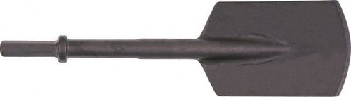 Ingersoll Rand 50189596 5 - 1/2" Clay Spade | 16" Under Collar Length | 7/8" x 3 - 1/4" Hex Shank