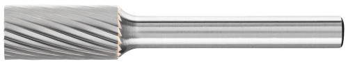 PFERD 24061 Carbide Bur | SCTI SA-3 | Cylindrical Shape A with Plain End (Uncut) | 1/4" Shank | Single Cut