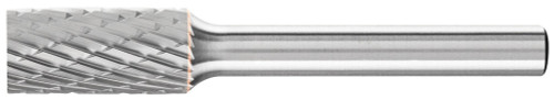 PFERD 24062 Carbide Bur | SCTI SA-3 | Cylindrical Shape A with Plain End (Uncut) | 1/4" Shank | Double Cut