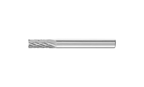 PFERD 24212 Carbide Bur | SCTI SB-1 | Cylindrical Shape B with End Cut | 1/4" Shank | Double Cut