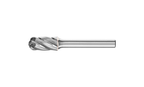 PFERD 24425 Carbide Bur | SCTI SC-3 | Cylindrical Shape C with Radius End | 1/4" Shank | Aluminum Cut