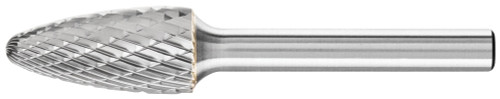 PFERD 22276 Carbide Bur | SCTI SF-5 | Tree Shape F with Radius End | 1/4" Shank | TOUGH Cut