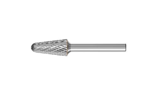 PFERD 22346 Carbide Bur | SCTI SL-4 | 14 Degree Taper Shape L with Radius End | 1/4" Shank | TOUGH Cut