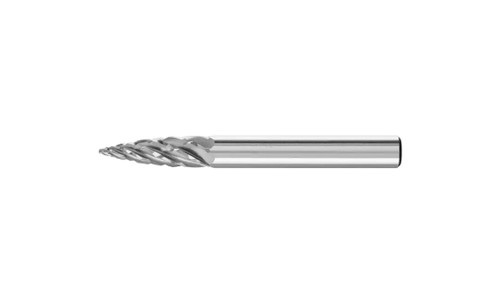 PFERD 24788 Carbide Bur | 1/4" Diameter | SCTI SG-1 | Tree Shape G with Pointed End | STEEL Cut