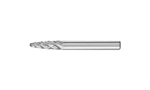 PFERD 24698 Carbide Bur | 1/4" Diameter | SCTI SF-1 | Tree Shape F with Radius End | STEEL Cut