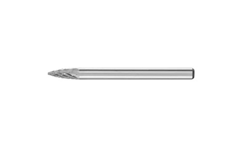 PFERD 23341 Carbide Bur | 1/8" Diameter | SCTI SG-41 | Tree Shape G with Pointed End | Single Cut