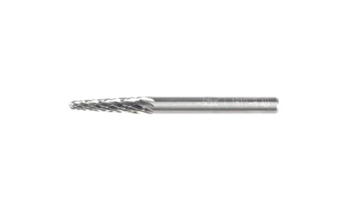 PFERD 23452 Carbide Bur | 1/8" Diameter | SCTI SL-42 | 14 Degree Taper Shape L with Radius End | Double Cut