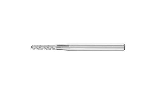 PFERD 23182 Carbide Bur | 3/32" Diameter | SCTI SC-41 | Cylindrical Shape C with Radius End | Double Cut