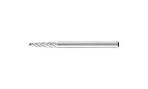 PFERD 23317 Carbide Bur | 1/8" Diameter | SCTI SF-42 | Tree Shape F with Radius End | INOX Cut