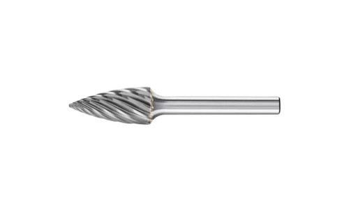 PFERD 24817 Carbide Bur | 1/2" Diameter | SCTI SG-5 | Tree Shape G with Pointed End | INOX Cut