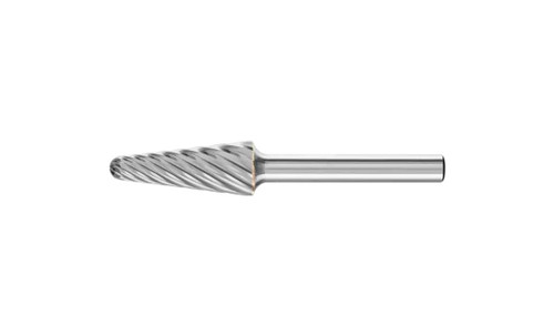 PFERD 25167 Carbide Bur | 1/2" Diameter | SCTI SL-4 | 14 Degree Taper Shape L with Radius End | INOX Cut