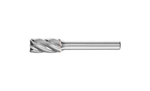 PFERD 24245 Carbide Bur | 3/8" Diameter | SCTI SB-3 | Cylindrical Shape B with End Cut | ALU Cut