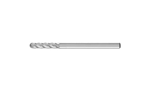 PFERD 23195 Carbide Bur | 1/8" Diameter | SCTI SC-42 | Cylindrical Shape C with Radius End | ALU Cut