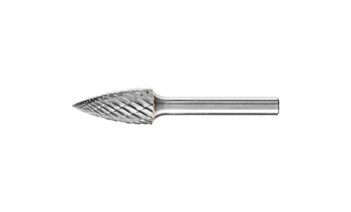 PFERD 28009 Carbide Bur | 1/2" Diameter | SCTI SG-5 | Tree Shape G with Pointed End | OMNI Cut