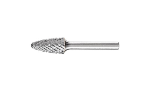 PFERD 28008 Carbide Bur | 1/2" Diameter | SCTI SF-5L6 | Tree Shape F with Radius End | OMNI Cut