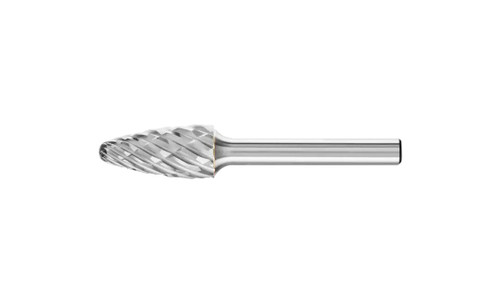 PFERD 24729 Carbide Bur | 1/2" Diameter | SCTI SF-5 | Tree Shape F with Radius End | CAST Cut