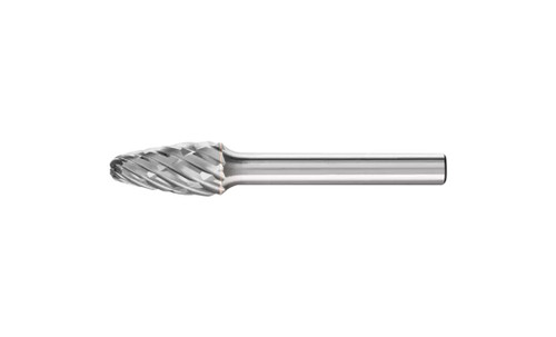 PFERD 24709 Carbide Bur | 3/8" Diameter | SCTI SF-3 | Tree Shape F with Radius End | CAST Cut