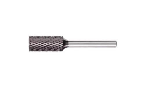 PFERD 27052 Carbide Bur | 1/2" Diameter | SCTI SA-5 | Cylindrical Shape A with Plain End (Uncut) | Double HC-FEP Cut