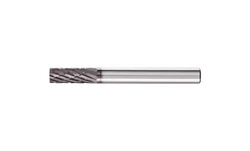 PFERD 27040 Carbide Bur | 1/4" Diameter | SCTI SA-1 | Cylindrical Shape A with Plain End (Uncut) | Double HC-FEP Cut