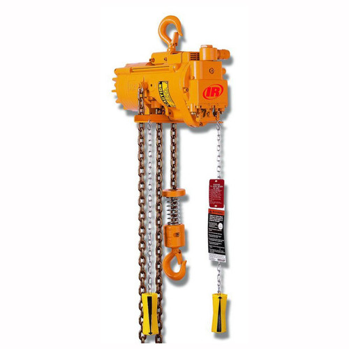 Ingersoll Rand ML500KS-2C10-C6U MLK Series Air Chain Hoist | 1/2 Ton Capacity | 10 ft. Lift | Steel Snap Hook | Pendent Control
